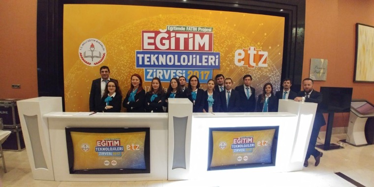 Eğitim Teknolojileri Zirvesi 2017 — Karo Organizasyon saha ekibi