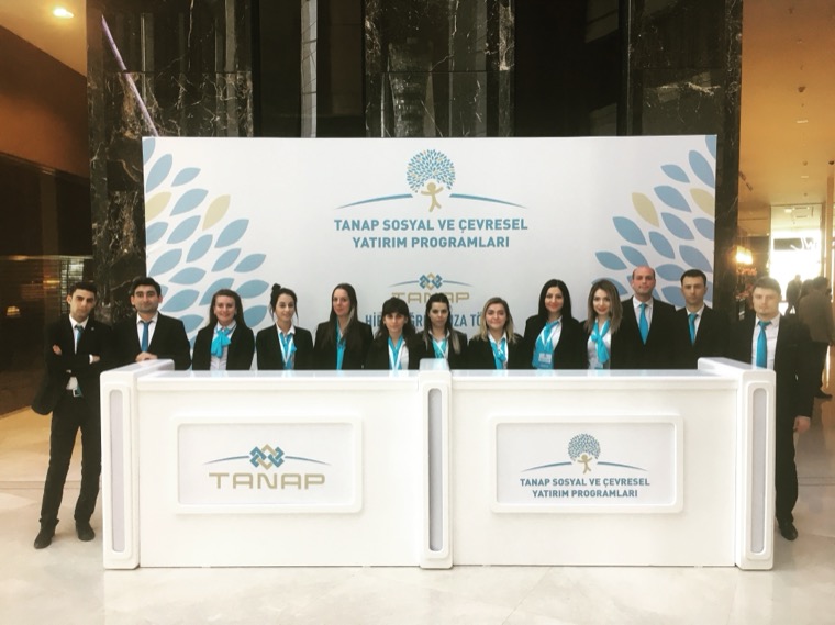 TANAP Sosyal ve Çevresel Yatırım Programları — Karo Organizasyon saha ekibi