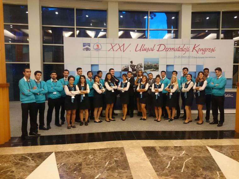Ulusal Dermatoloji Kongresi — Karo Organizasyon saha ekibi
