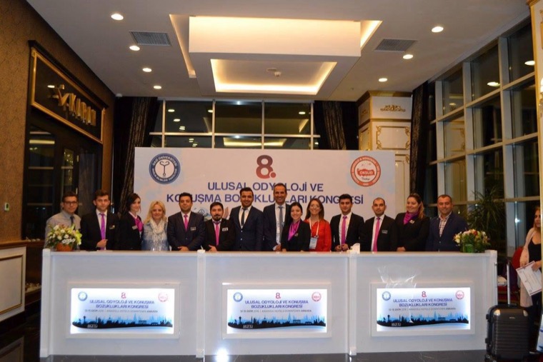 8. Ulusal Odyoloji ve Konuşma Bozuklukları Kongresi — Karo Organizasyon saha ekibi